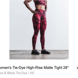 Women’s NOBULL Tie-Dye high rise matte tight 28”